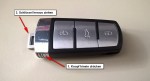 Schritt 1 und 2: VW Passat Batteriewechsel bei Autoschlüssel